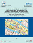 Research paper thumbnail of Analysis of improved government geological map information for mineral exploration: incorporating efficiency, productivity, effectiveness, and risk considerations