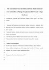 Research paper thumbnail of The association of fecal microbiota and fecal, blood serum and urine metabolites in myalgic encephalomyelitis/chronic fatigue syndrome