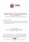 Research paper thumbnail of The range expansion of the pine processionary moth in a changing world: How a well understood multifactorial process could tangle up