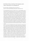 Research paper thumbnail of Review: David Roberts, History of the Present. The Contemporary and its Culture, London: Routledge 2021.