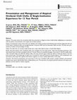 Research paper thumbnail of Presentation and Management of Atypical Orofacial Clefts: A Single-Institution Experience for 13 Year Period