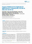 Research paper thumbnail of Frequency-Multiplexed Array Digitization for MIMO Receivers: 4-Antennas/ADC at 28 GHz on Xilinx ZCU-1285 RF SoC