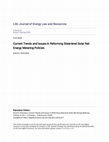 Research paper thumbnail of Current Trends and Issues in Reforming State-level Solar Net Energy Metering Policies