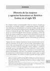 Research paper thumbnail of Presentación Dossier Historia de las mujeres y agencias femeninas en América