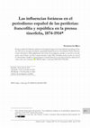 Research paper thumbnail of Las influencias foraneas en el periodismo espanol de las periferias