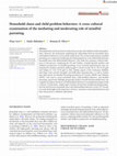 Research paper thumbnail of Household chaos and child problem behaviors A cross-cultural examination of the mediating and moderating role of mindful parenting