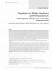 Research paper thumbnail of Regulação em Saúde: desafios à governança do SUS