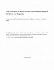 Research paper thumbnail of The artification of wine: lessons from the fine wines of Bordeaux and Burgundy