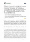 Research paper thumbnail of New and Old Indices for Evaluating Heat Stress in an Indoor Environment: Some Considerations. Comment on Kownacki, L.; Gao, C.; Kuklane, K.; Wierzbicka, A. Heat Stress in Indoor Environments of Scandinavian Urban Areas: A Literature Review. Int. J. Environ. Res. Public Health 2019, 16 (4), 560. d...