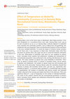 Research paper thumbnail of Effect of Temperature on Butterfly Community (lepidoptera) at Gunung Meja Recreational Forest Area, Manokwari, Papua Barat