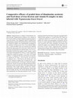 Research paper thumbnail of Comparative efficacy of graded doses of diaminazine aceturate and fixed doses of iron dextran and vitamin B complex in mice infected with Trypanosoma brucei brucei