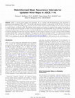 Research paper thumbnail of Determining Mean Recurrence Intervals for Updated Wind Maps in ASCE 7-16 | NIST