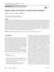 Research paper thumbnail of Analytical analysis of the dynamic of a spherical parallel manipulator