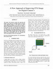 Research paper thumbnail of A New Approach of Improving CFA Image for Digital Camera's