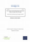 Research paper thumbnail of What Generates Growth in Microenterprises? Experimental Evidence on Capital, Labor and Training