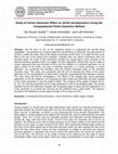 Research paper thumbnail of Study of Vortex Generator Effect on Airfoil Aerodynamics Using the Computational Fluids Dynamics Method