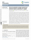 Research paper thumbnail of Safe-and-sustainable-by-design chemicals and advanced materials: a paradigm shift towards prevention-based risk governance is needed