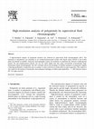 Research paper thumbnail of High-resolution analysis of polyprenols by supercritical fluid chromatography