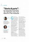 Research paper thumbnail of "Storie di parto": la nascita narrata da chi l'ha vissuta