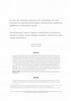 Research paper thumbnail of O curso de mestrado profissional em matemática em rede nacional à luz da teoria de Bourdieu: tensões entre matemática acadêmica e matemática escolar