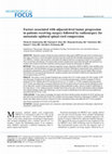 Research paper thumbnail of Factors associated with adjacent-level tumor progression in patients receiving surgery followed by radiosurgery for metastatic epidural spinal cord compression