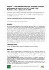 Research paper thumbnail of Tourism and Leisure: Election Proposals [Des]Meetings on Coalition 'Force of People' (PT, PCdoB, PRB). Reflections on 2006 Campaign