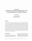 Research paper thumbnail of Software Quality Modeling with Limited Apriori Defect Data