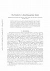 Research paper thumbnail of On graded 1-absorbing prime ideals