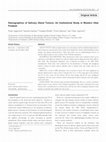 Research paper thumbnail of <b>Demographics of Salivary Gland Tumors: An Institutional Study in Western Uttar Pradesh </b>