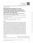 Research paper thumbnail of ROS-dependent genotoxicity, cell cycle perturbations and apoptosis in mouse bone marrow cells exposed to formulated mixture of cypermethrin and chlorpyrifos