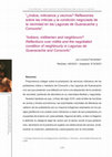 Research paper thumbnail of “¿Indios, milicianos y vecinos? Reflexiones sobre las milicias y la condición negociada de la vecindad en las Lagunas de Guanacache y Corocorto”.