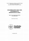 Research paper thumbnail of High and intermediate imperforate anus: psychosocial consequences among school-aged children