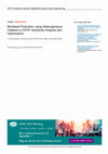 Research paper thumbnail of Biodiesel Production using Heterogeneous Catalyst in CSTR: Sensitivity Analysis and Optimization