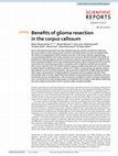 Research paper thumbnail of Benefits of glioma resection in the corpus callosum