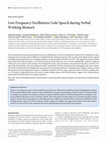 Research paper thumbnail of Low-Frequency Oscillations Code Speech during Verbal Working Memory