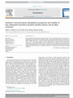 Research paper thumbnail of Synthesis, Characterization, Photophysical Properties of a Novel Organic Photoswitchable Dyad in Its Pristine and Hybrid Nanocomposite Forms