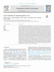 Research paper thumbnail of In situ techniques for classifying apatite in coal