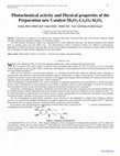 Research paper thumbnail of Photochemical activity and Physical properties of the Preparation new Catalyst Sb2O3-Cr2O3/Al2O3