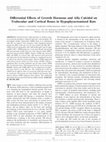 Research paper thumbnail of Differential Effects of Growth Hormone and Alfa Calcidol on Trabecular and Cortical Bones in Hypophysectomized Rats