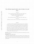 Research paper thumbnail of On self-dual negacirculant codes of index two and four