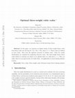 Research paper thumbnail of Optimal three-weight cubic codes