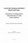 Research paper thumbnail of «Das entsetzliche Schreien ringsum». Distorsioni pararomantiche nel cinema di Werner Herzog, in: «Lasst den Gesang erschallen! Macht mich Still». Dissonanze e trasfigurazioni nella letteratura e nella cultura tedesche, hrsg. v. F. Rossi e L. Zenobi, Mucchi, Modena 2024, S. 115-128