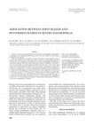 Research paper thumbnail of Association between joint bleeds and pettersson scores in severe haemophilia