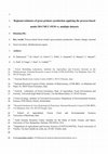 Research paper thumbnail of Regional estimates of gross primary production applying the process-based model 3D-CMCC-FEM vs. multiple datasets