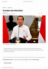 Research paper thumbnail of Presiden dan Netralitas