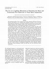 Research paper thumbnail of The Use of a Capillary Rheometer to Determine the Shear and Extensional Flow Behaviour of Nasal Spray Suspensions