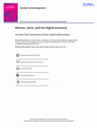 Research paper thumbnail of Women, work, and the digital economy