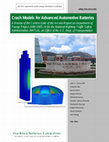 Research paper thumbnail of Crash Models for Advanced Automotive Batteries: A Review of the Current State of the Art