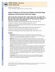 Research paper thumbnail of Impact of obesity on the survival of patients with early-stage squamous cell carcinoma of the oral tongue