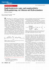 Research paper thumbnail of Kupferkatalysierte regio‐ und enantioselektive Addition von Silicium‐Grignard‐Reagenzien an durch Azaarylgruppen aktivierte Alkene